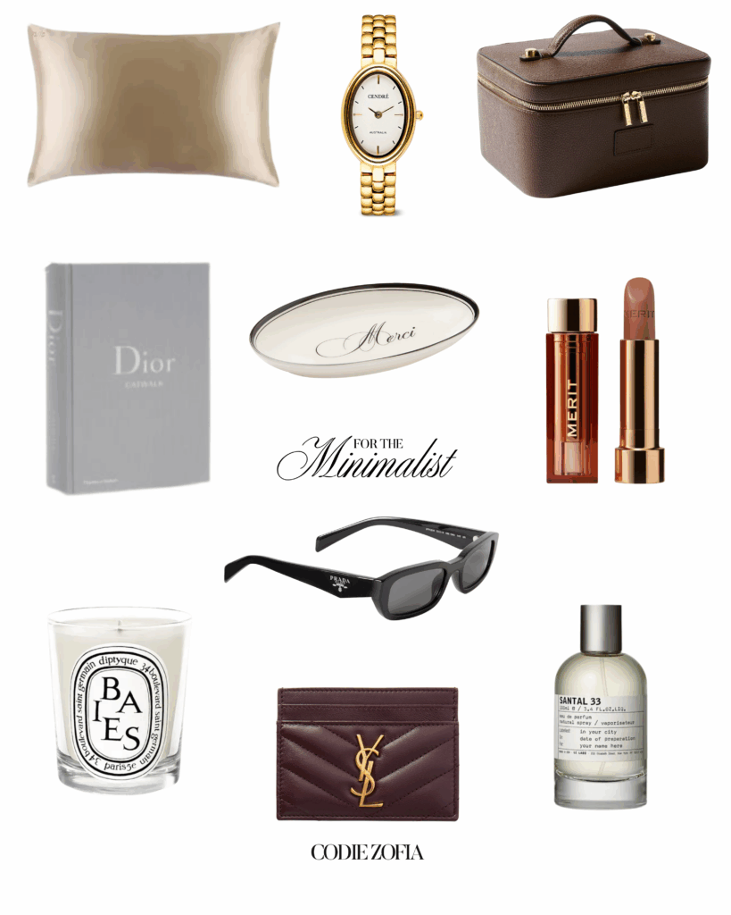 Christmas Gift Guide - For the Minimalist by Codie Zofia